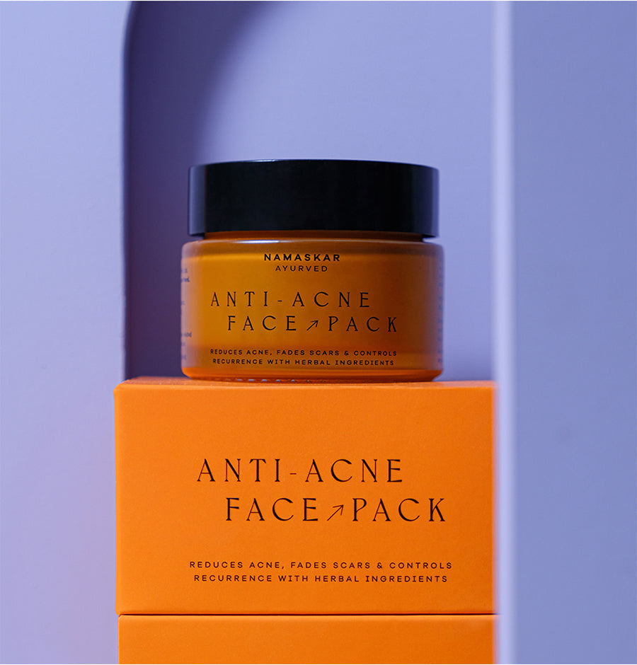 Anti acne face pack to reduce breakouts 